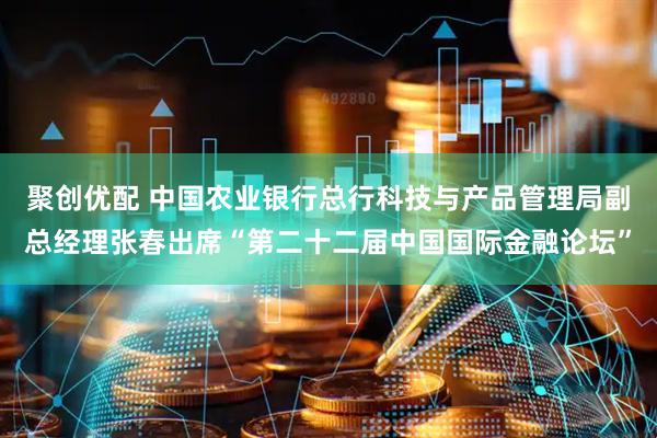 聚创优配 中国农业银行总行科技与产品管理局副总经理张春出席“第二十二届中国国际金融论坛”