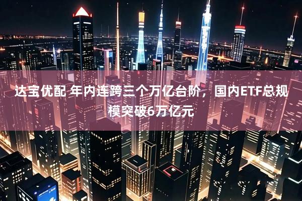达宝优配 年内连跨三个万亿台阶，国内ETF总规模突破6万亿元